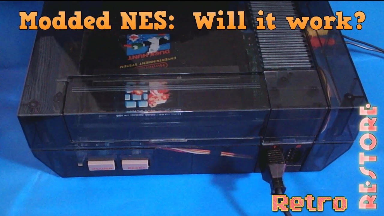 Чистка непроверенной NES, замена корпуса и модификация светодиодов!