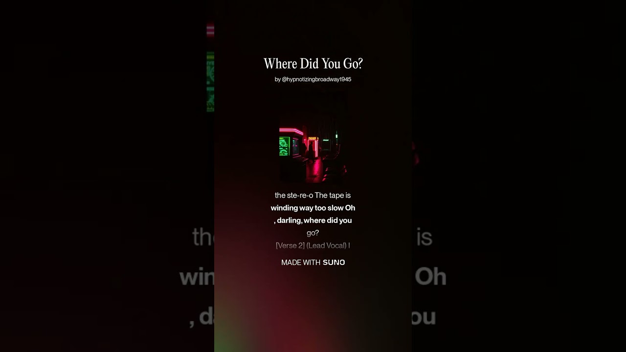 Where Did You Go
