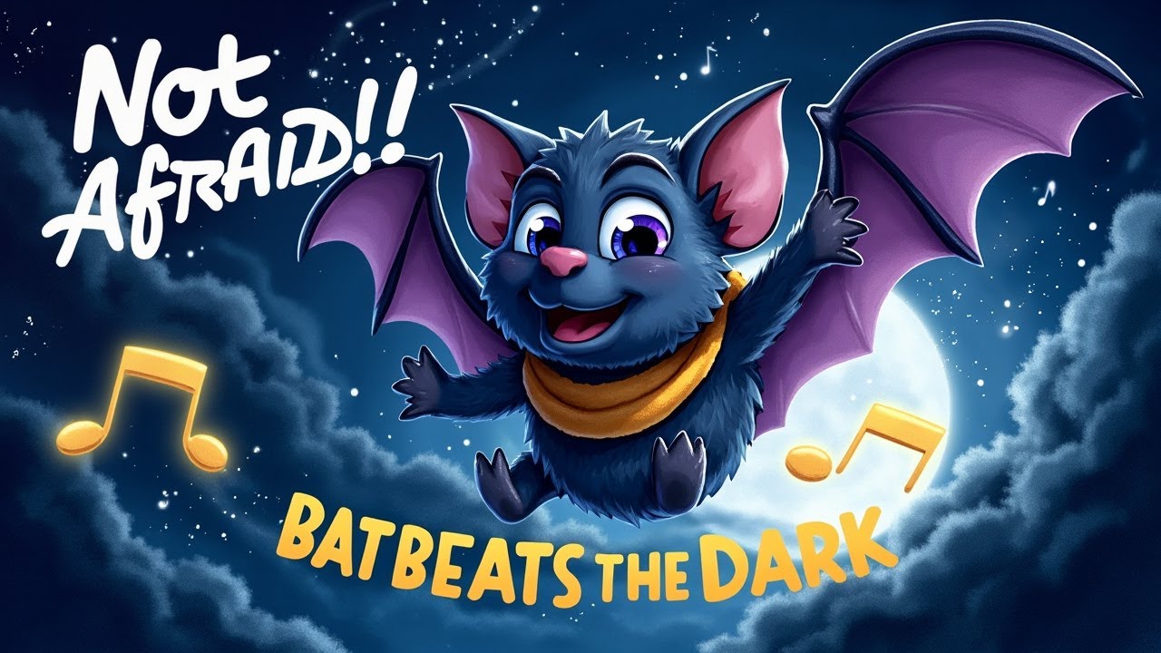 Bat Beats the Dark 🦇 | PopSoar Song About Courage & Rhythm in the Night!