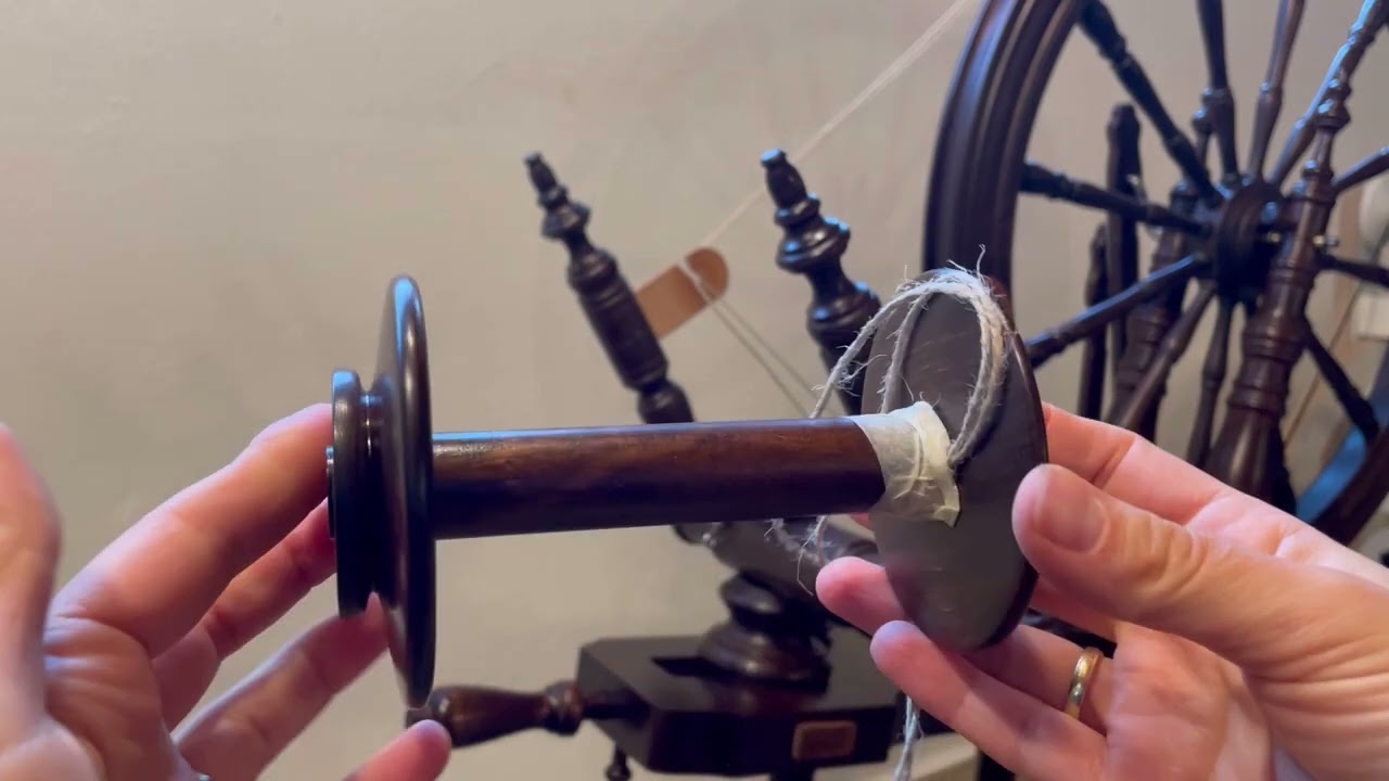 Vorbereitungen bzw Wartung an meinem Spinnrad Kromski Symphonie vor dem Spinnen