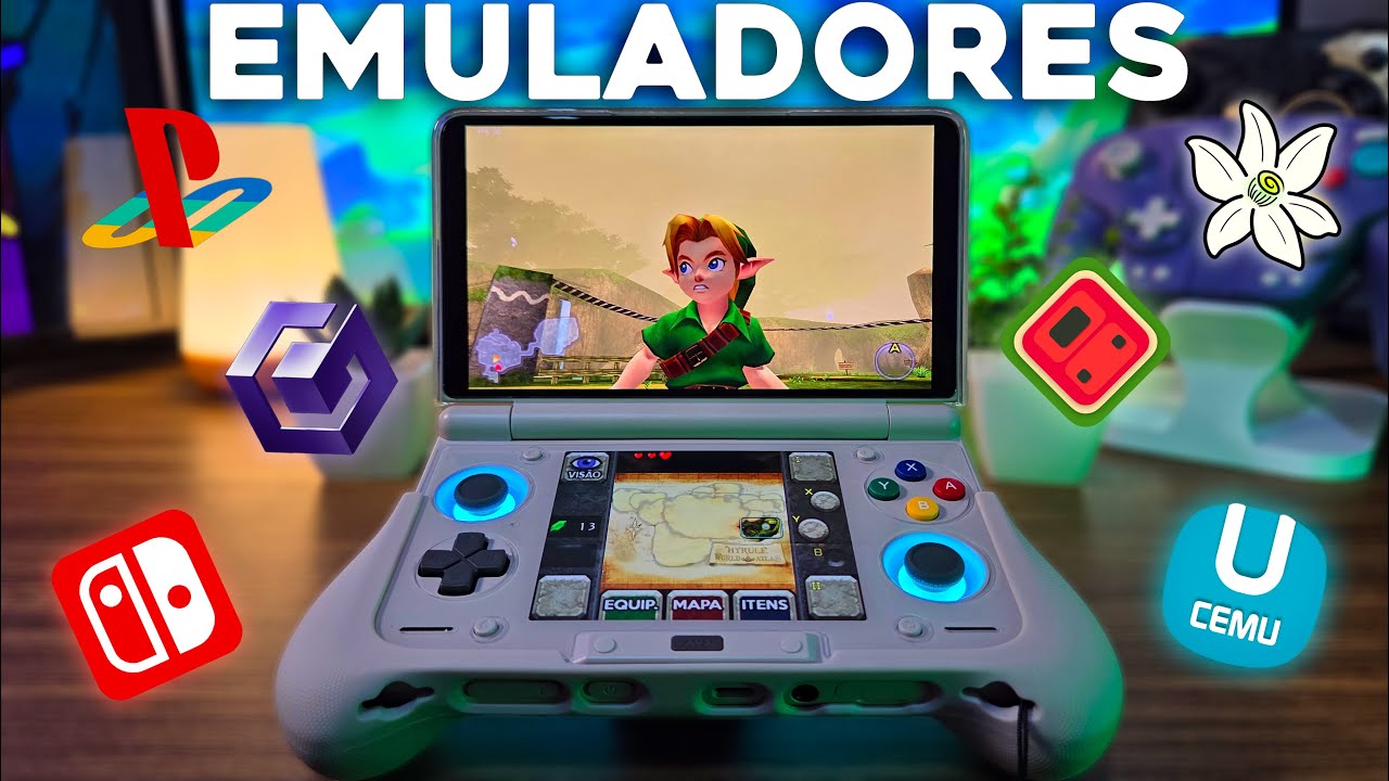 Testei 30 JOGOS PESADOS De EMULADORES  No AYN THOR (RODOU TUDO🔥)