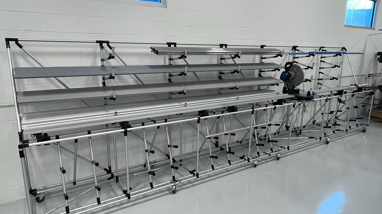 Gemba Pipe Saw Cutting Station made from Gemba Pipe