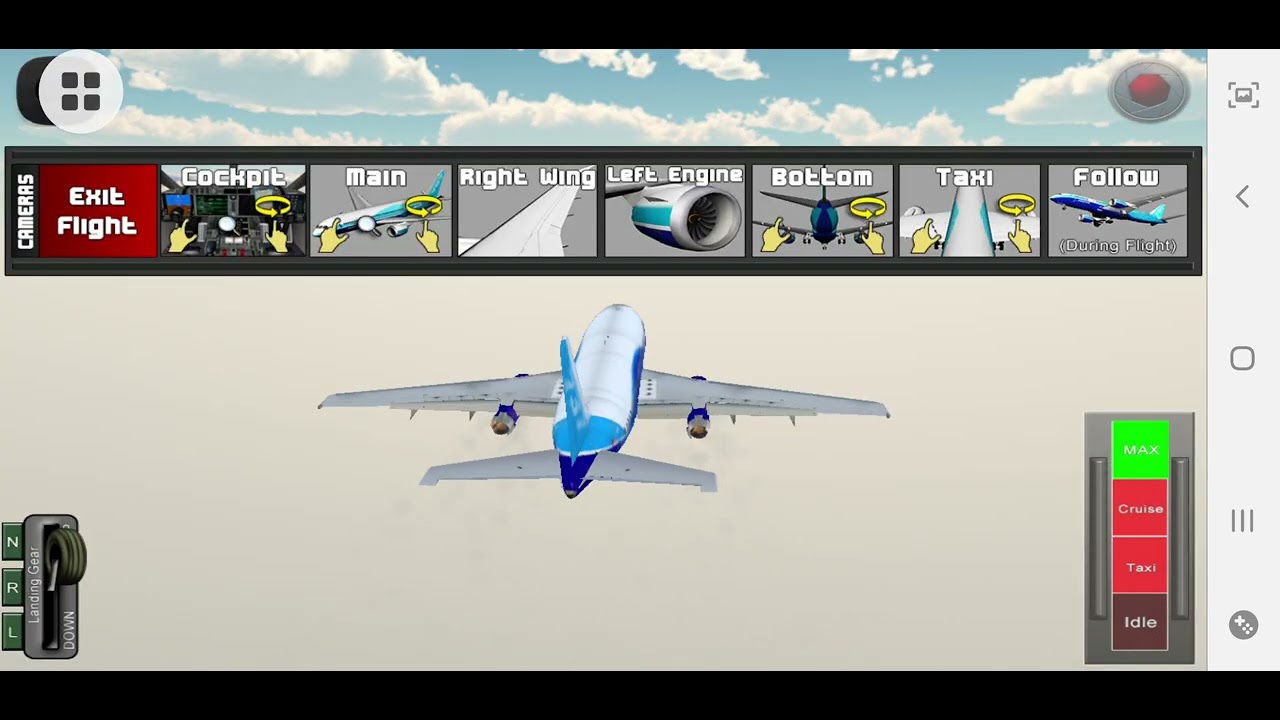 Flight 787 - Advonced Spain Takeoff Madrid LEMD Baragaj Airport