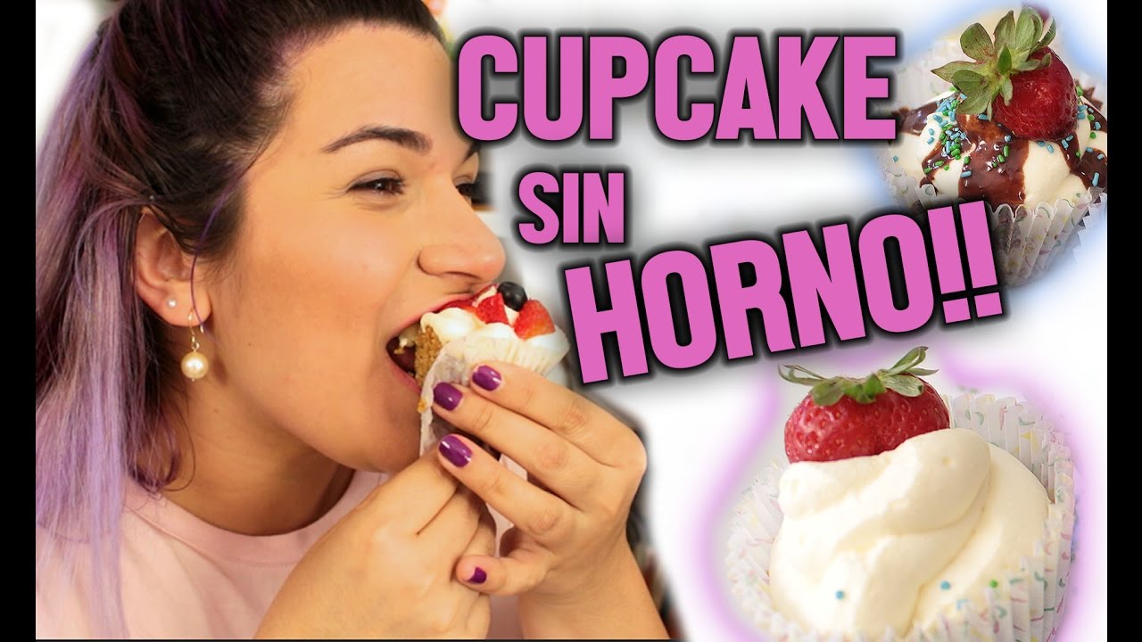 CUPCAKES SUPER FÁCIL SIN HORNO!!