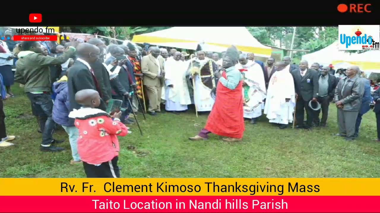 Rev. Fr. Clement Kimoso Thanksgiving Mass at Taito in Nandi hills