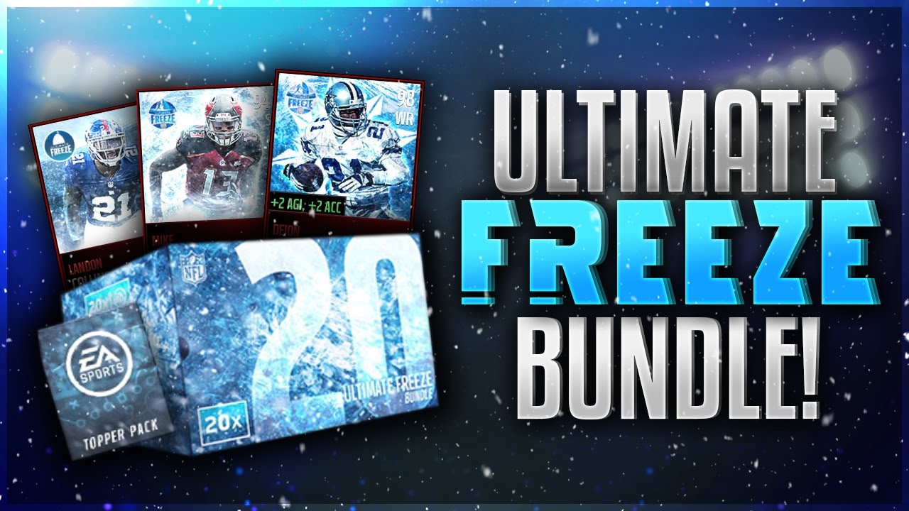 20x ULTIMATE FREEZE BUNDLE! ELITE OOP TOPPER! Madden Mobile 17