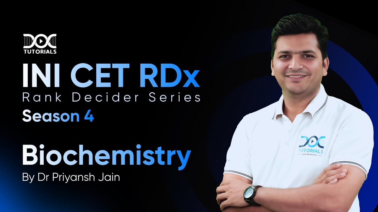 Biochemistry Test & Discussion | INI CET Important Topics & Preparation | INI CET RDx Season 4