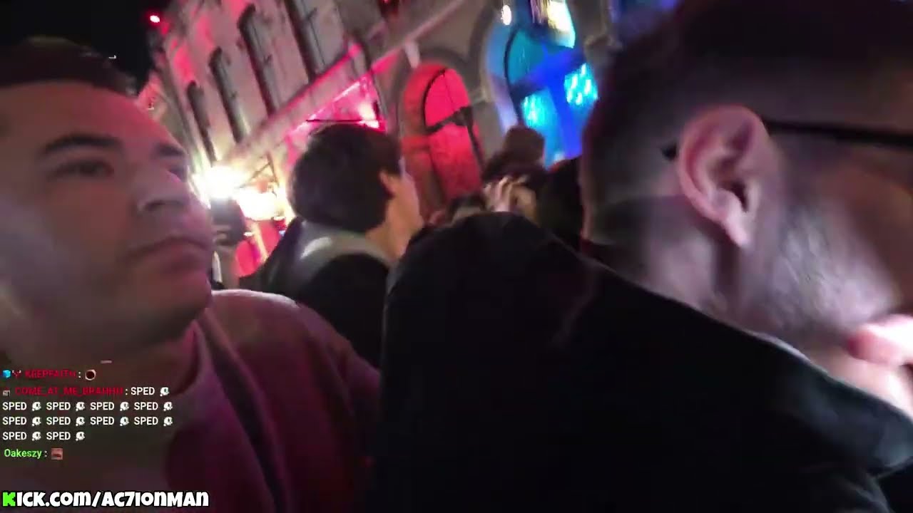 Joshua Block Claims He Has A Gun While Ac7ionMan Tries Calming Him Down (World of T Shirts)