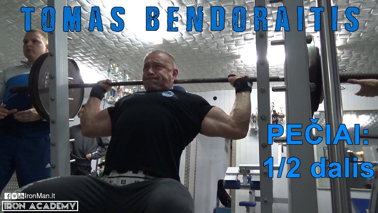 #IronMan: Tomas Bendoraitis. Pečių treniruotė 1/2 dalis