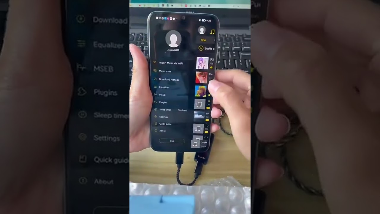 This video shows how to set Hiby music App to support Volume control of Sonata HD V