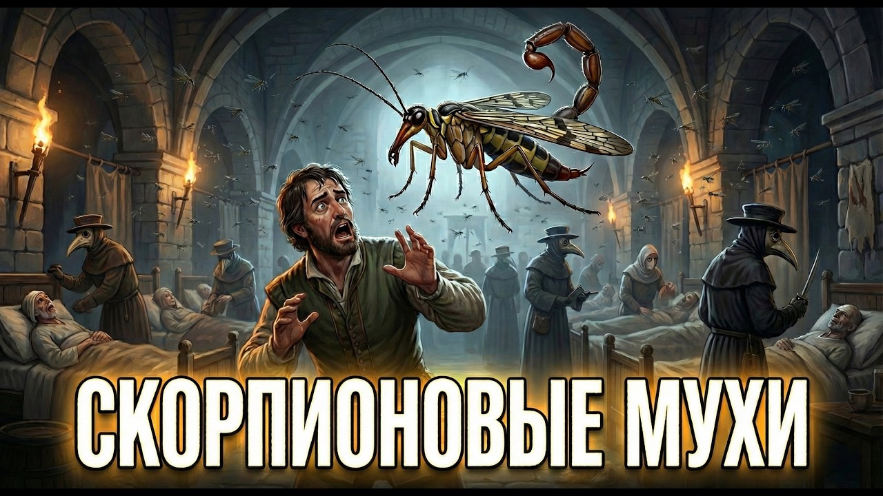 Скорпионовые мухи и средневековая чума: насекомые как транспорт болезней