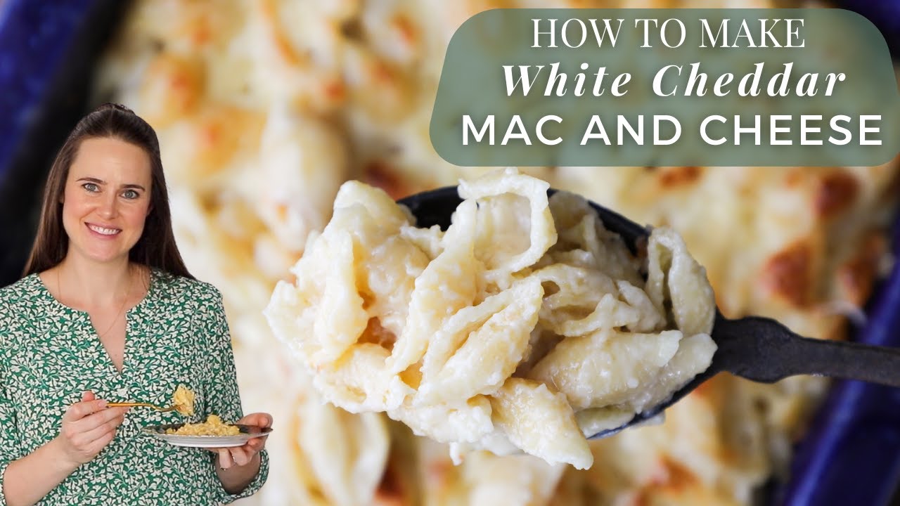 HOW TO MAKE WHITE CHEDDAR MAC AND CHEESE: A quick and easy mac and cheese recipe!