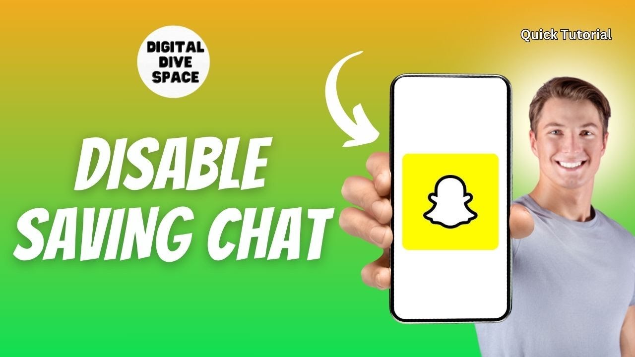 How to disable saving chat option on Snapchat