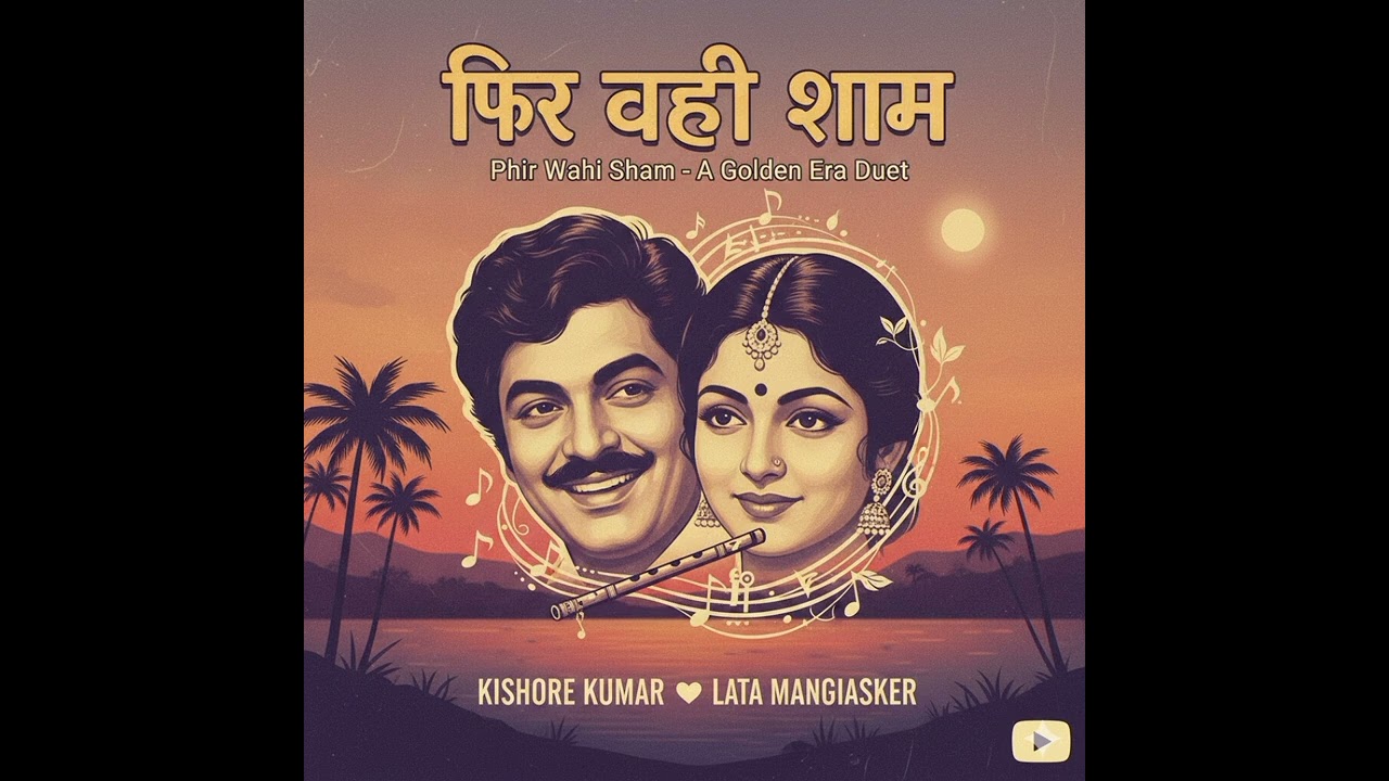 New Retro Romantic Duet 2026 | Phir Wahi Sham | Kishor Kumar & Lata Mangeshkar Style
