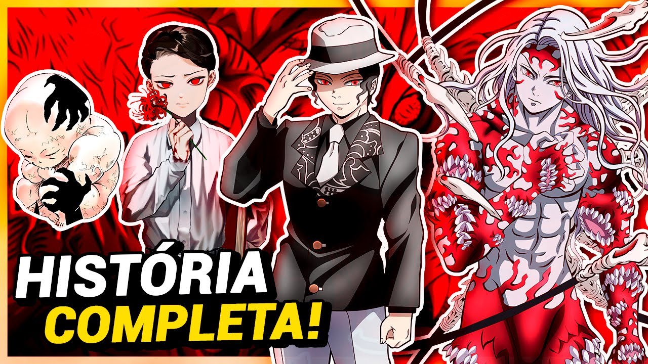 A HISTÓRIA COMPLETA DO MUZAN KIBUTSUJI EM DEMON SLAYER | O REI DEMÔNIO EM KIMETSU NO YAIBA