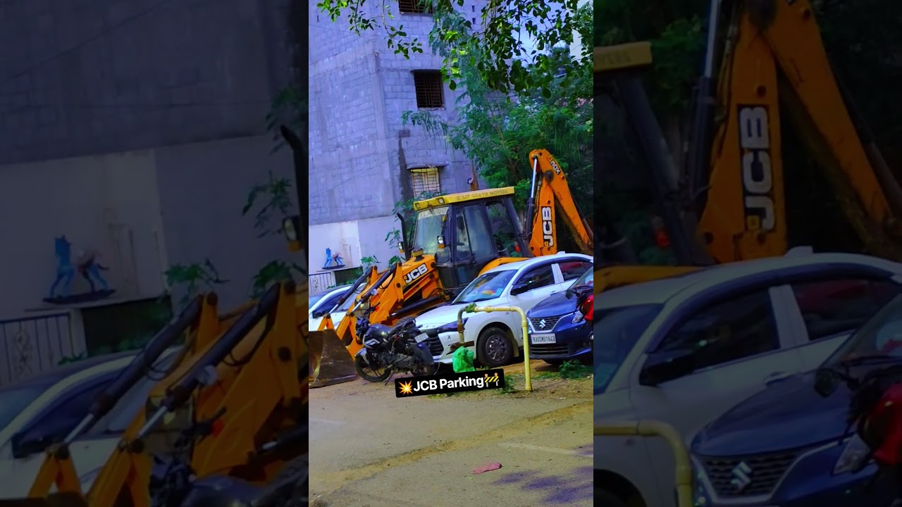 #jcbvideo #parking at #bangalore #areas