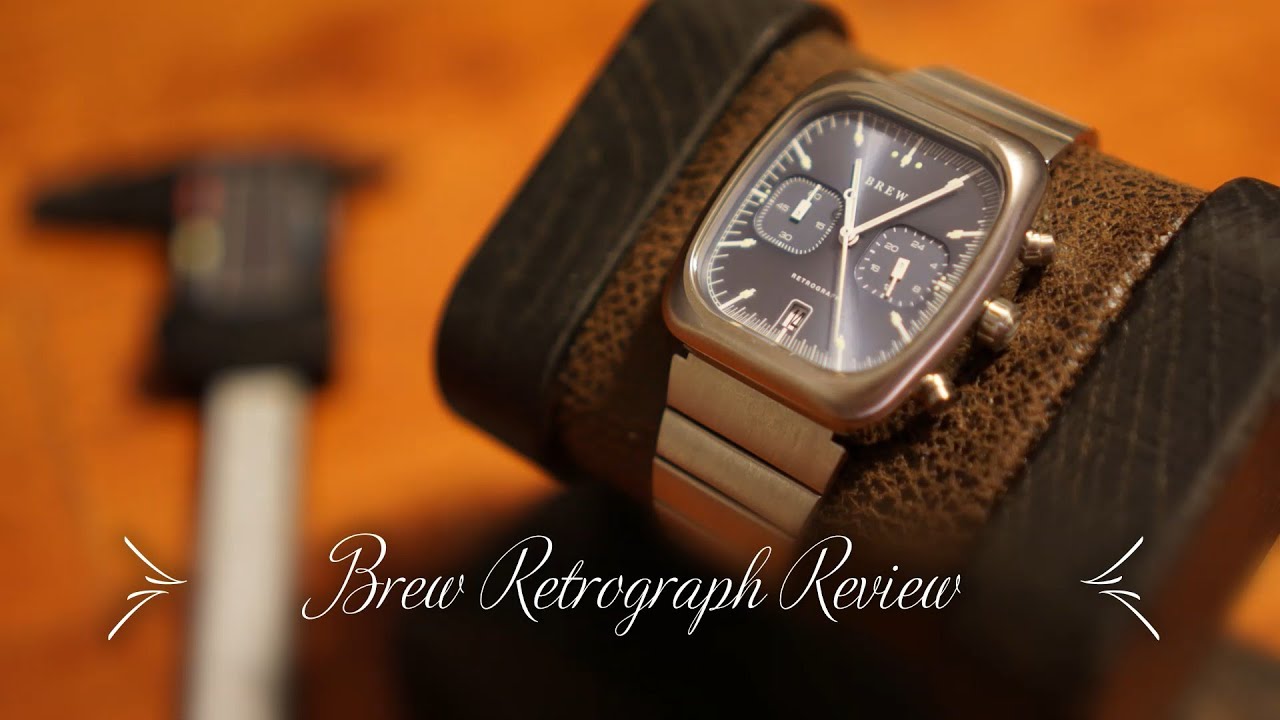 Brew Retrograph Review - Great versatile watch and a tasteful homage to Glashutte Seventies Chrono