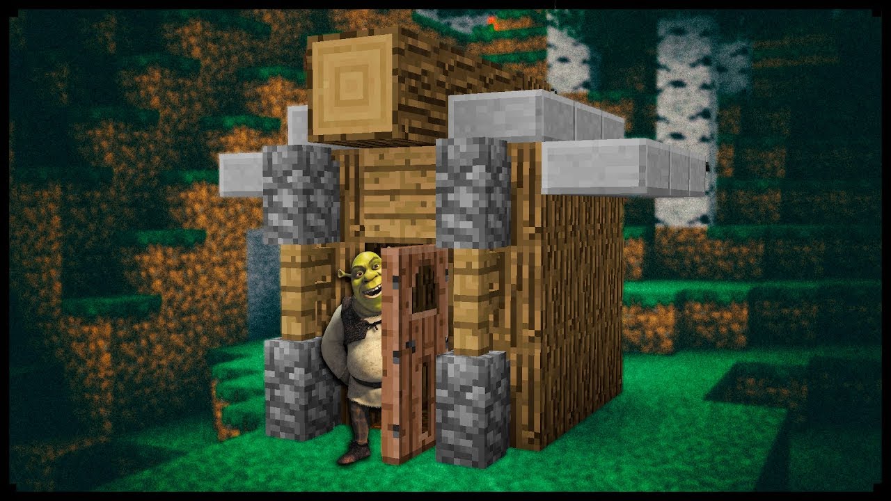 How to make a Shrek's Toilet in Minecraft