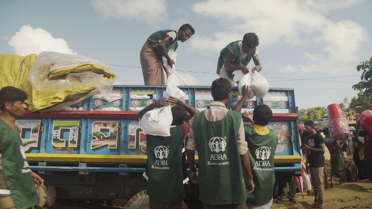 Rohingya Refugee Food Distribution
