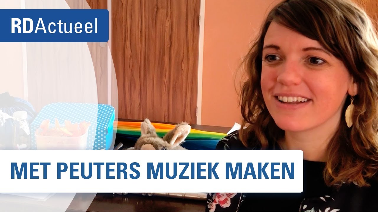 Peuters en ouderen maken samen muziek