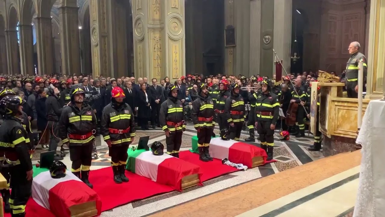 Funerali Vigili del Fuoco - Alessandria (8 novembre 2019)