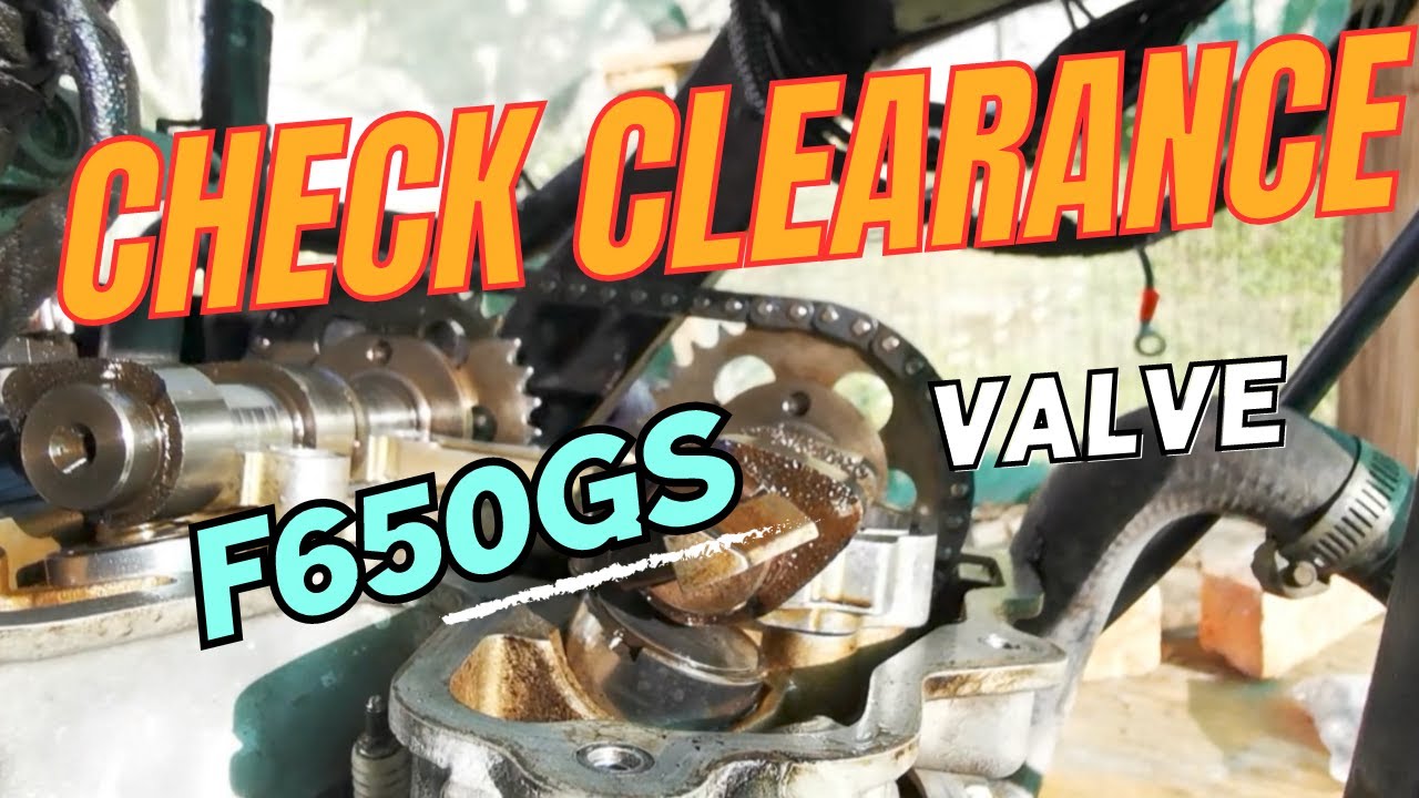 Checking Valve Clearance F650GS