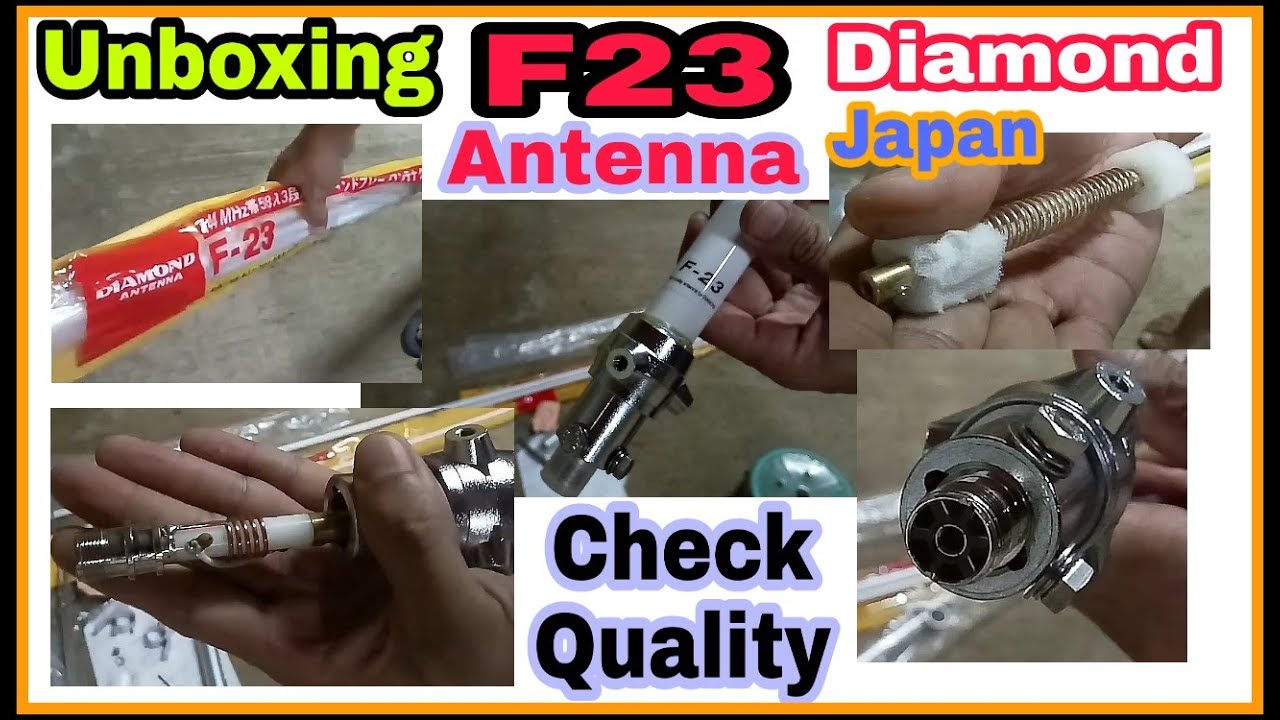 F23 Diamond Antenna | UNBOXING | Japan | VHF | Quality Test
