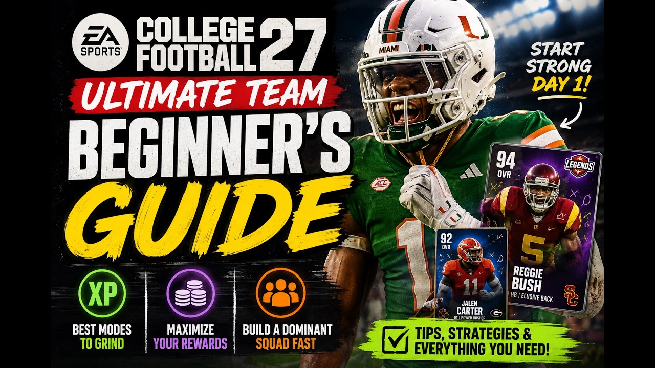 Гайд для новичков по режиму Ultimate Team в College Football 27