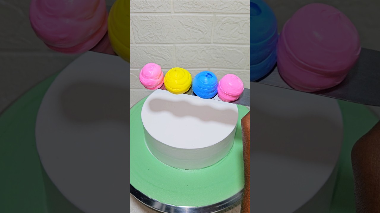 Unique Vanilla Rainbow Cake 😱 