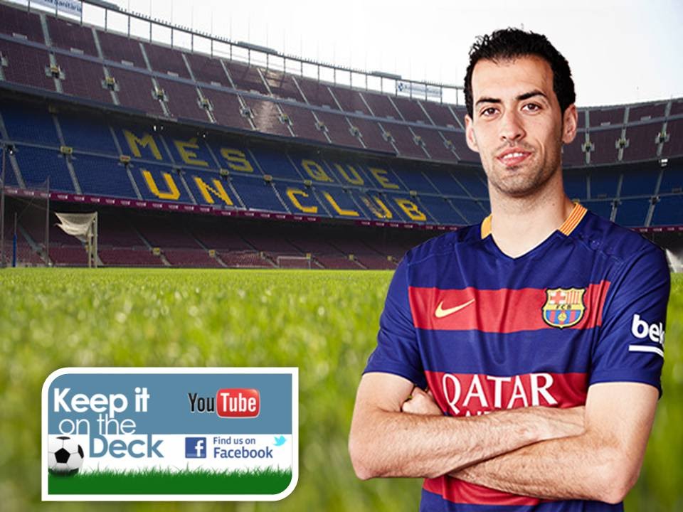 Sergio Busquets in transition analysis examples
