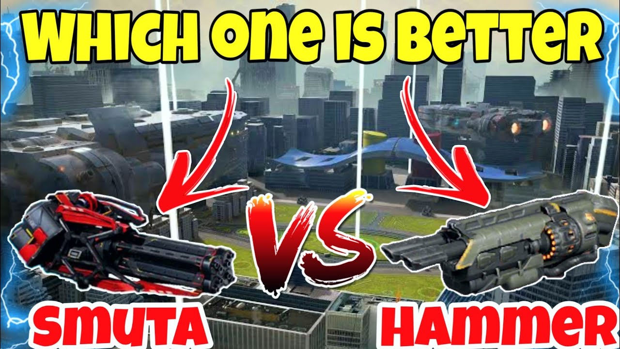 [WR] 🔥[Nerf] Smuta VS Hammer Weapon Comparison in |War Robots|