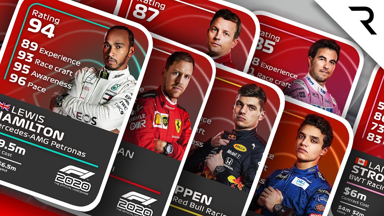 The verdict on Codemasters' new F1 2020 driver ratings