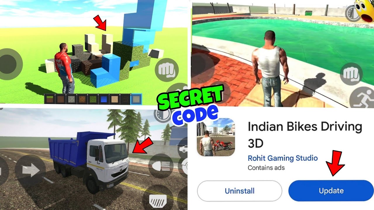 NEW UPDATE MINECRAFT FEATURE CODES? INDIAN BIKE DRIVING 3D NEW UPDATE 2026