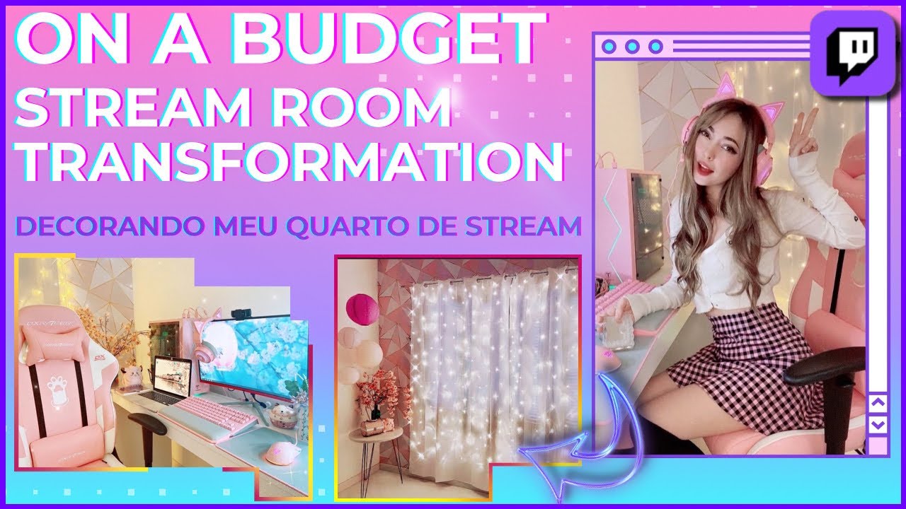 DIY - TRANSFORMEI MEU QUARTO GAMER GASTANDO POUCO ?!?! + PC GAMER UNBOXING