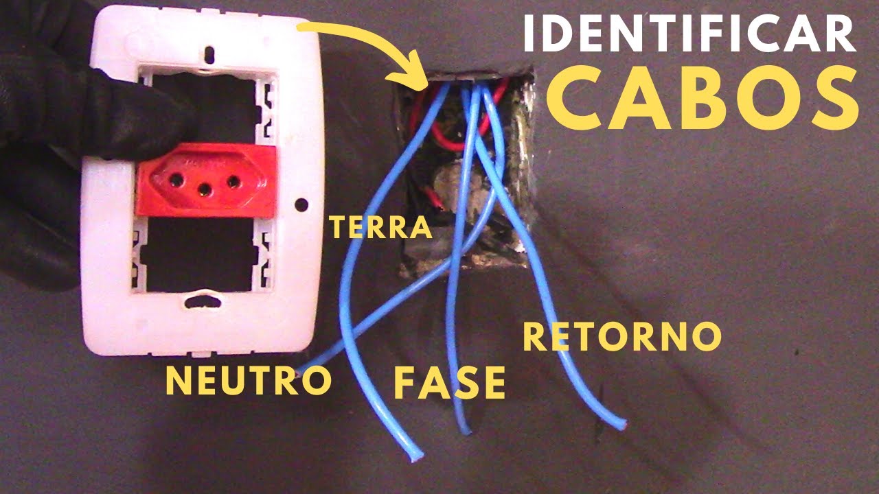 IDENTIFICAR CABOS de MESMA COR - fase - Neutro -Terra - Retorno APRENDA