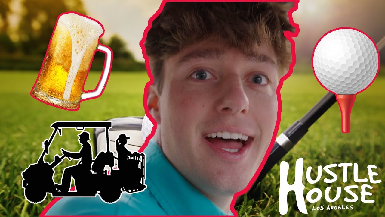 TUCKER GETS RAN OVER BY A GOLF CART