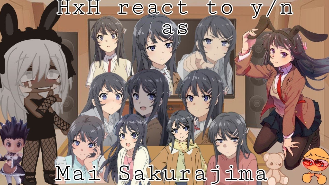 ||HxH React to y/n||Y/n as Mai sakurajima||HxH x Bunny girl senpai