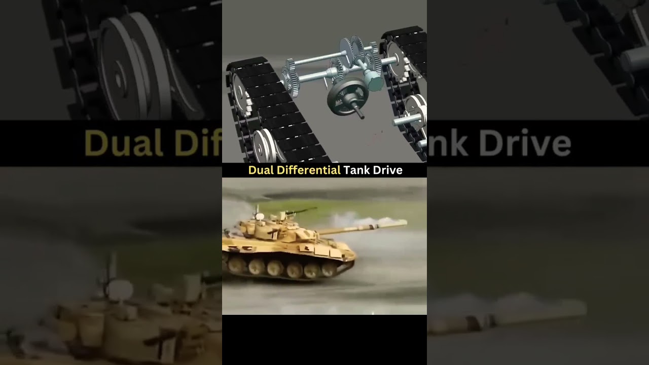 Double differential Steering 📌 #tank #russia #mechanical #mechanic #tanks #designstudio #ddesignhub