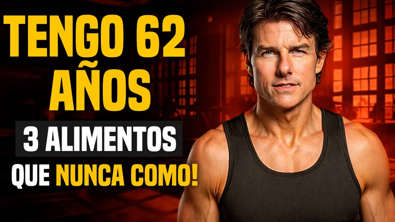 Tom Cruise a los 62 Parece de 35: Evita Estos 3 Alimentos y No Envejece