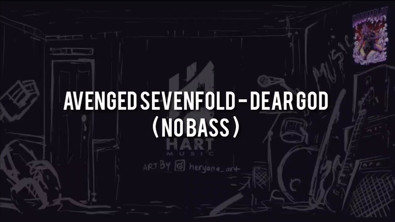 Avenged Sevenfold - Dear God(NO BASS) Vocal+Chord+Lyric
