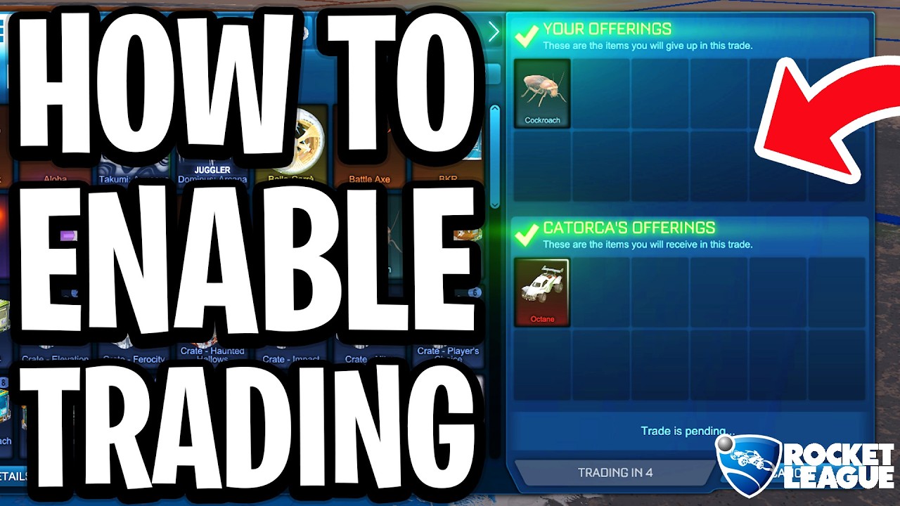 How To Enable Trading In Rocket League - Full Guide