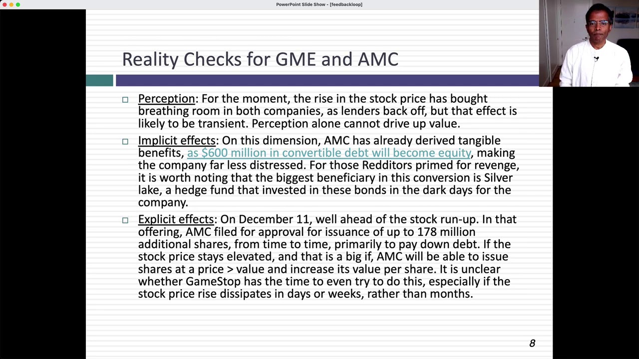 The Price/Value Feedback Loop: Revisiting AMC and GME!