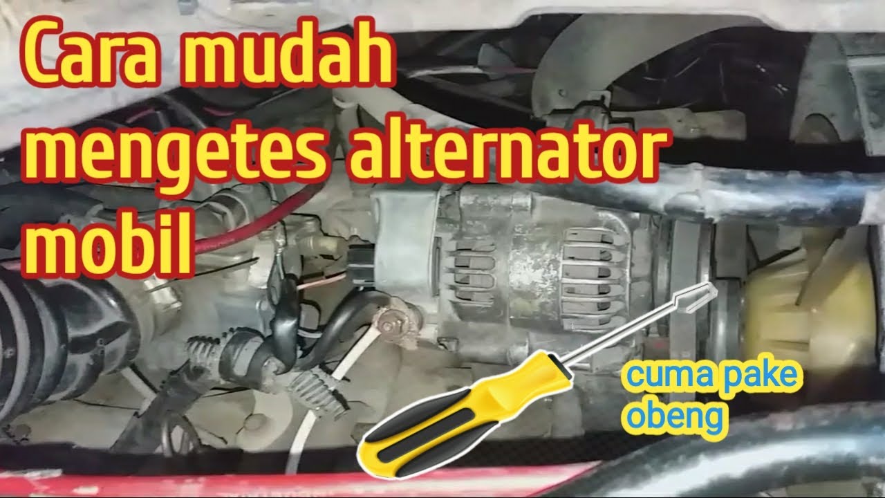 PENYEBAB AKI MOBIL TIDAK MENGISI PADA SAAT MESIN HIDUP || cara mengecek altentor mobil