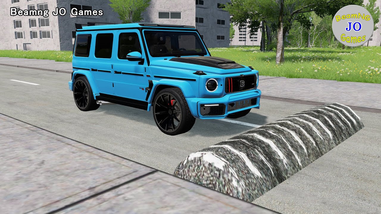 Cars vs Massive Speed Bumps #48 – BeamNG JO Games