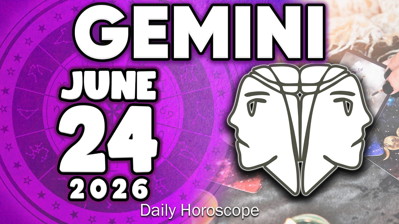 𝐆𝐞𝐦𝐢𝐧𝐢 ♊ MY GOD❗️😇YOU ARE GOING TO LIVE A BRUTAL MIRACLE🍀💸 Horoscope for today JUNE 24 2026 🔮#zodiac