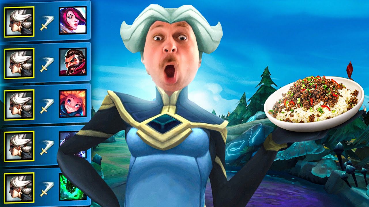 STUFFING MY FACE WHILE CARRYING IN KOREAN SOLO QUEUE