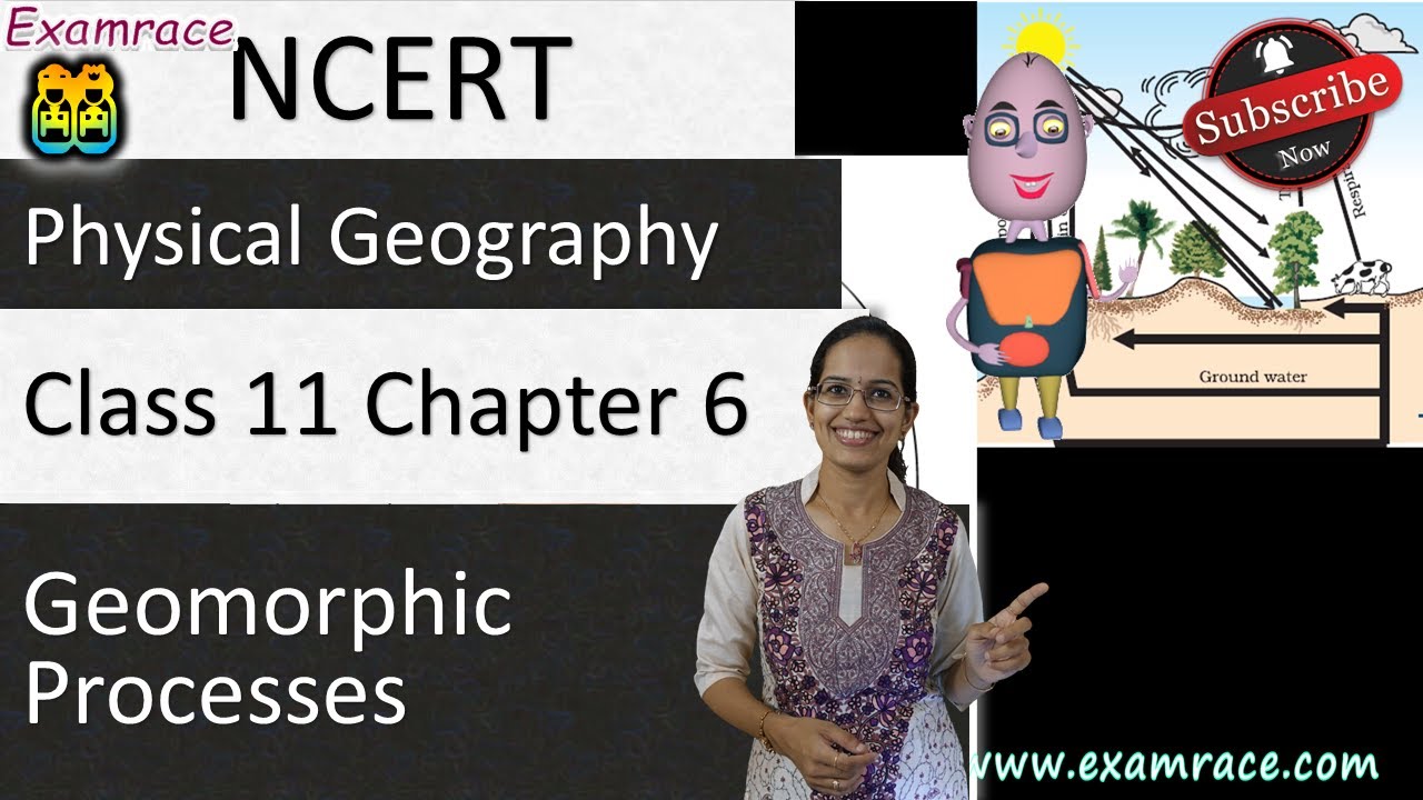 NCERT Class 11 Physical Geography Chapter 6: Geomorphic Processes | English | CBSE