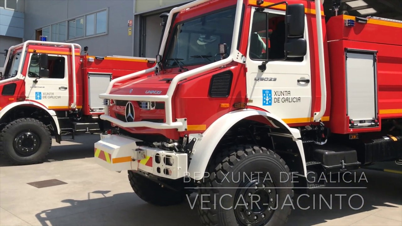 Bomberos Xunta Galicia - VEICAR - UNIMOG U5023 - Bomberos - Bombeiros - Firefighters - Firefighting