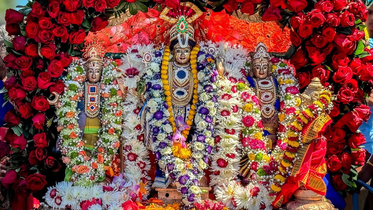 1er Outchavam - Fête Siva Peroumal l’étang 2024 - Association Mâha Vishnu L’étang - St André 🪔