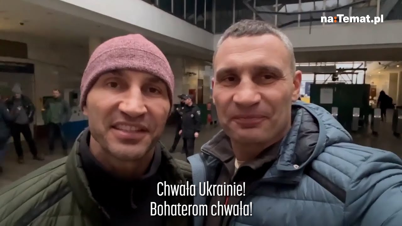 Bracia Kliczko ruszyli wesprzeć rodak&oacute;w. Wzruszające sceny w kijowskim metrze